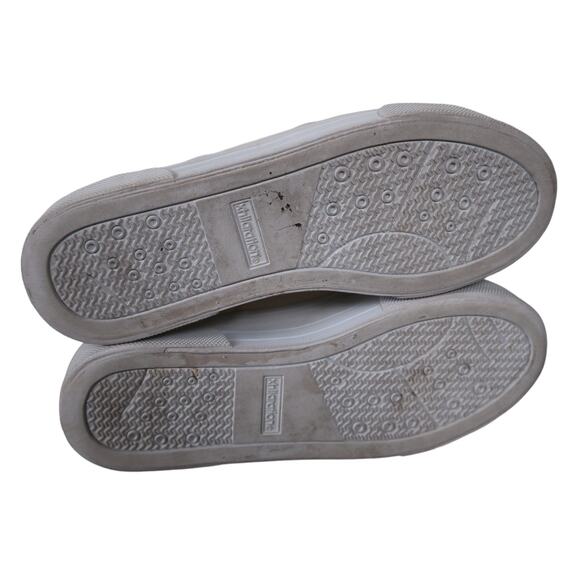 Xhilaration Womens Y2K Chunky Platform Canvas Sneakers Size 7 Off White Lace Up - Picture 7 of 10